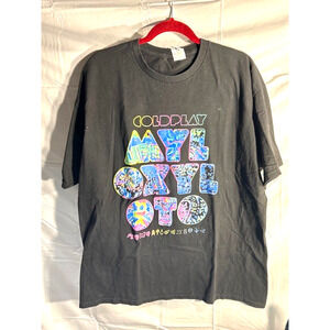 Coldplay MYLO XYLOTO T-Shirt 2012 Concert Tour Tee- XL